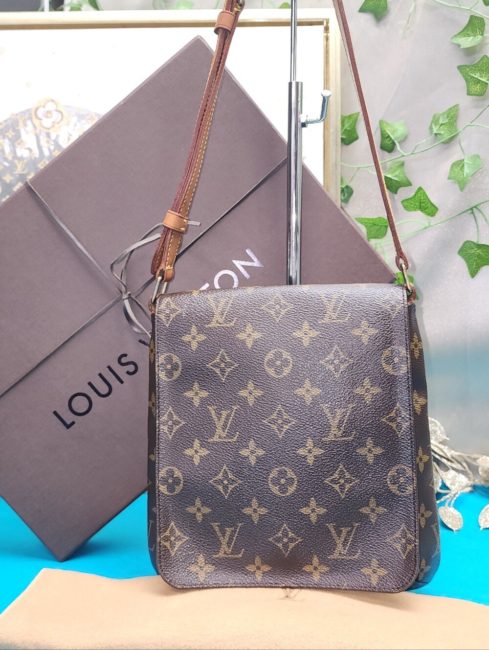 Authentic Louis Vuitton Monogram Musette Salsa W/ Box And Dust Bag